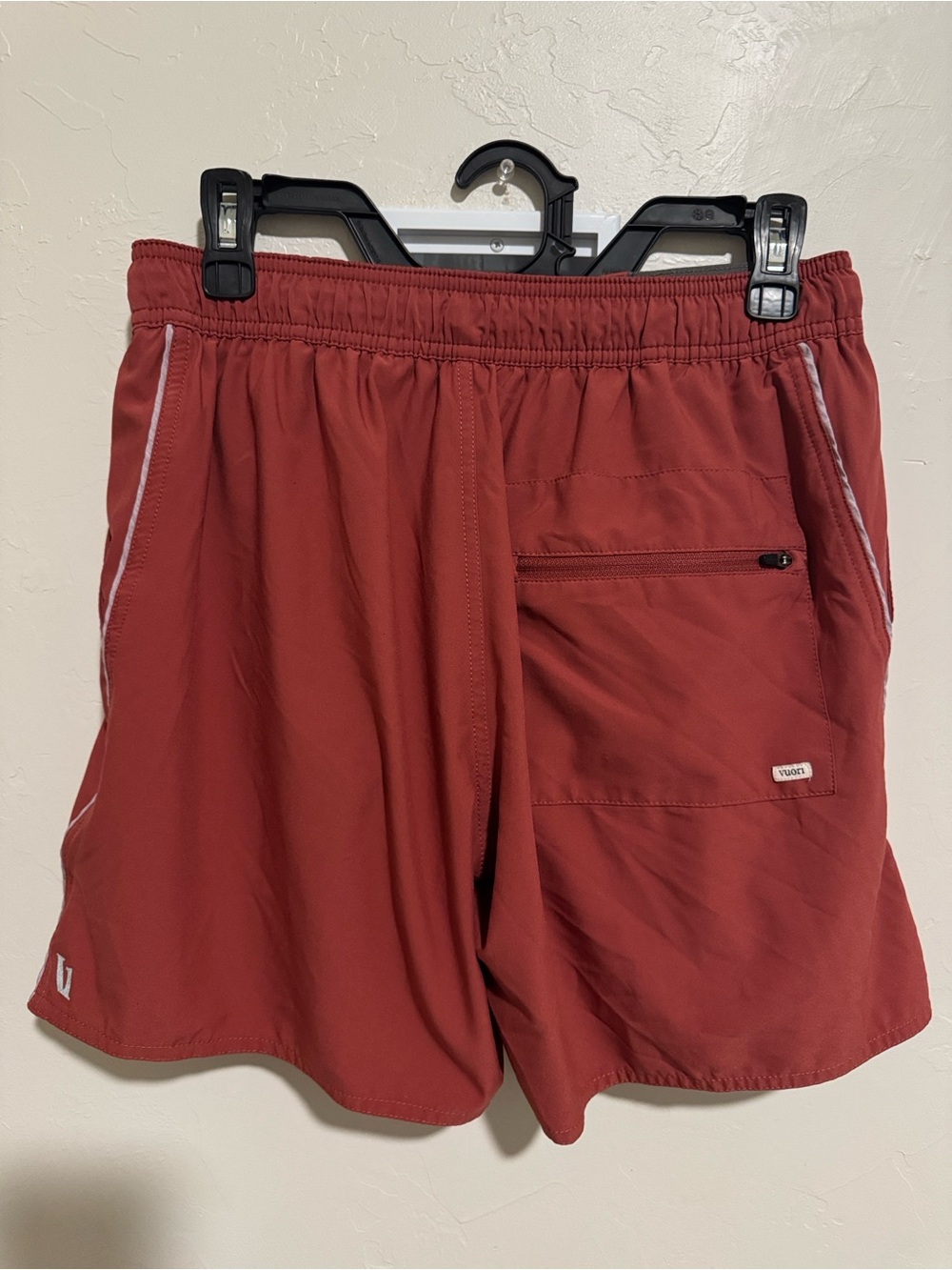 Vuori Trail Short The Rise The Shine Clay Red Men's Athletic size small